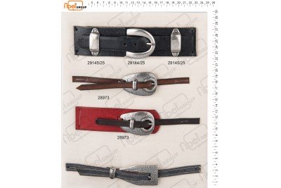 Fibbie piccole e morsetti calzatura