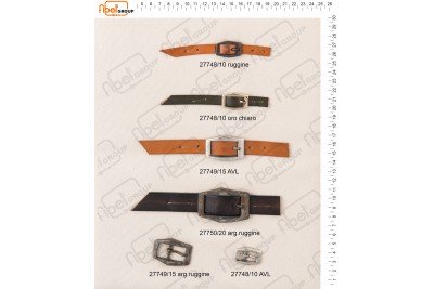 Fibbie piccole e morsetti calzatura