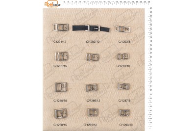 Fibbie piccole e morsetti calzatura