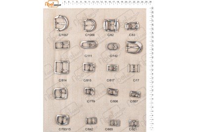 Fibbie piccole e morsetti calzatura