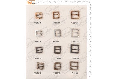 Fibbie piccole e morsetti calzatura