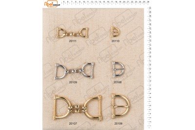 Fibbie piccole e morsetti calzatura