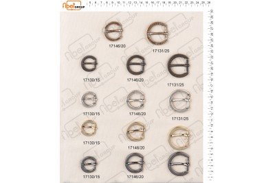 Fibbie piccole e morsetti calzatura