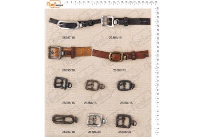 Fibbie piccole e morsetti calzatura