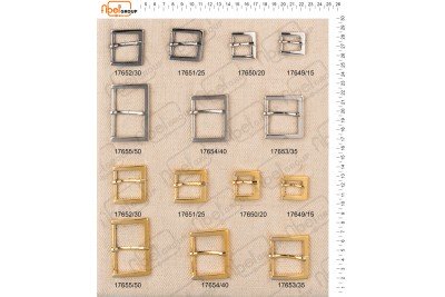 Fibbie piccole e morsetti calzatura