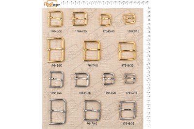 Fibbie piccole e morsetti calzatura