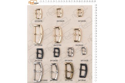 Fibbie piccole e morsetti calzatura