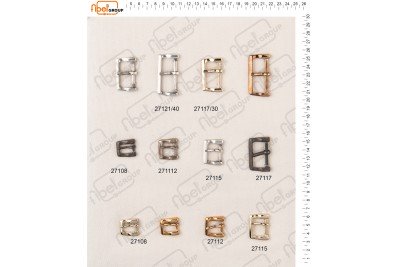 Fibbie piccole e morsetti calzatura