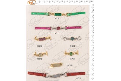 Fibbie piccole e morsetti calzatura