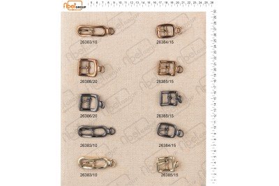 Fibbie piccole e morsetti calzatura