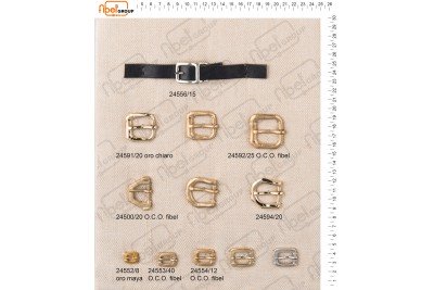 Fibbie piccole e morsetti calzatura