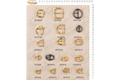 Fibbie piccole e morsetti calzatura