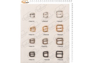 Fibbie piccole e morsetti calzatura