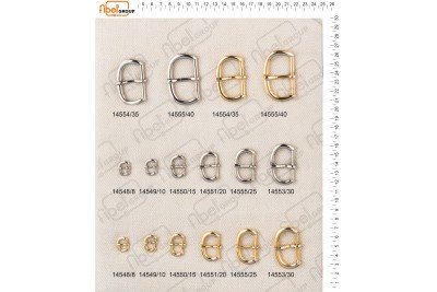 Fibbie piccole e morsetti calzatura