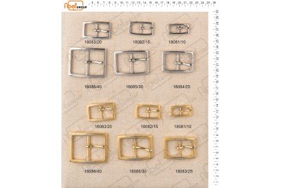 Fibbie piccole e morsetti calzatura