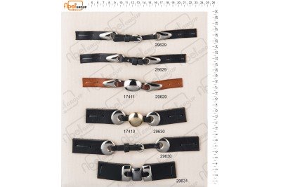 Fibbie piccole e morsetti calzatura