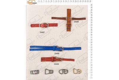 Fibbie piccole e morsetti calzatura