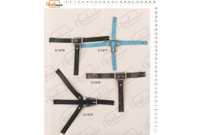 Fibbie piccole e morsetti calzatura