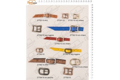 Fibbie piccole e morsetti calzatura