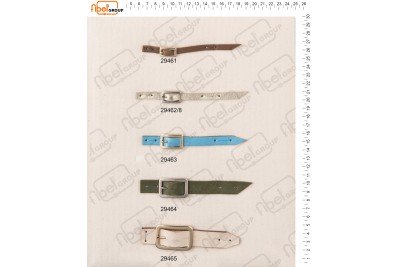 Fibbie piccole e morsetti calzatura