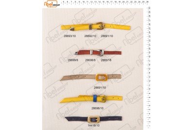 Fibbie piccole e morsetti calzatura