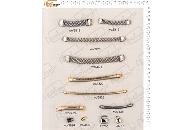 Fibbie piccole e morsetti calzatura