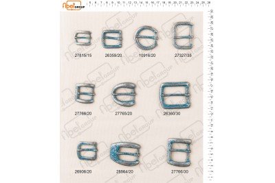 Fibbie piccole e morsetti calzatura