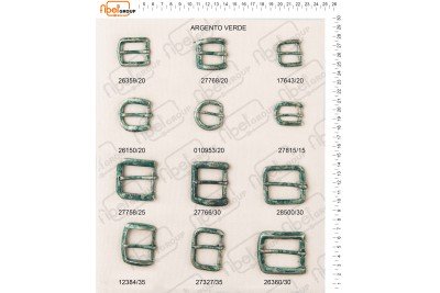 Fibbie piccole e morsetti calzatura