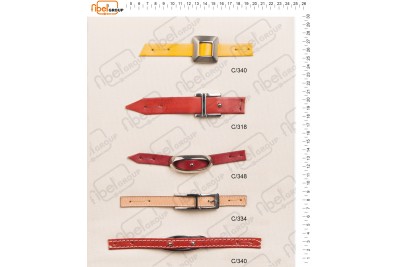 Fibbie piccole e morsetti calzatura