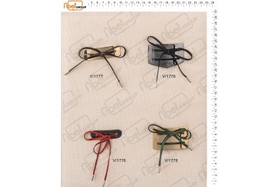 Fibbie piccole e morsetti calzatura