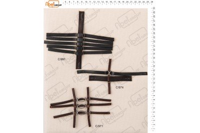 Fibbie piccole e morsetti calzatura