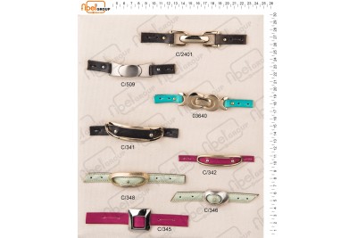 Fibbie piccole e morsetti calzatura