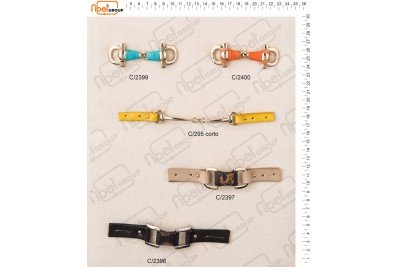 Fibbie piccole e morsetti calzatura