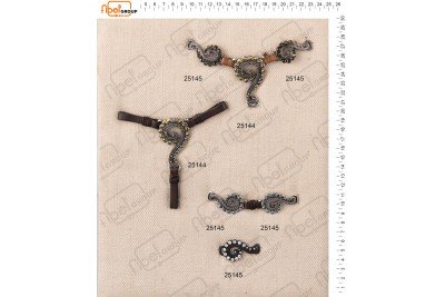 Fibbie piccole e morsetti calzatura