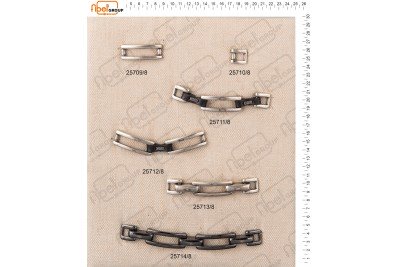 Fibbie piccole e morsetti calzatura