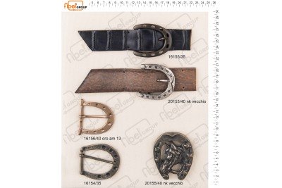 Fibbie stile selleria