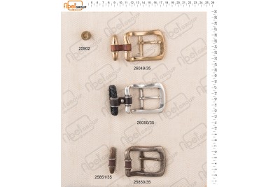 Fibbie stile selleria