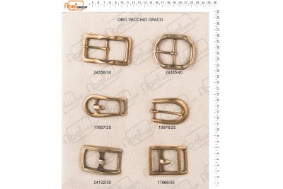 Fibbie stile selleria